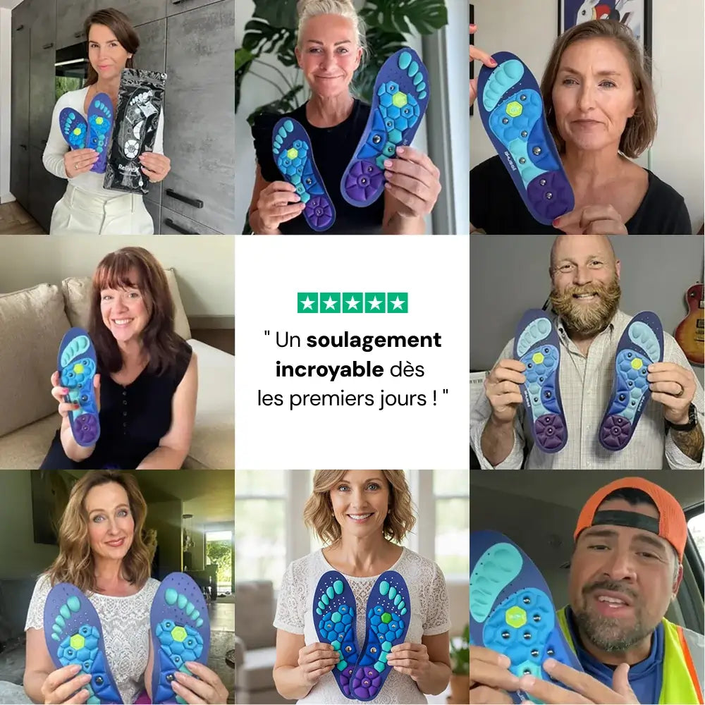 Semelles de Réflexologie Magnétique StepWell+™