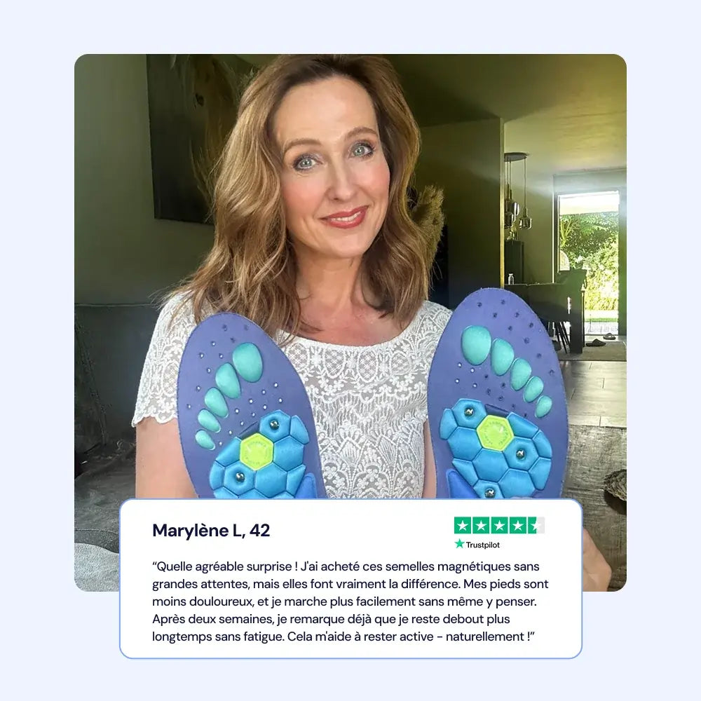 Semelles de Réflexologie Magnétique StepWell+™