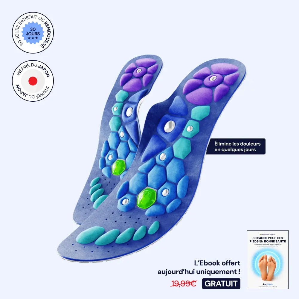 Semelles de Réflexologie Magnétique StepWell+™